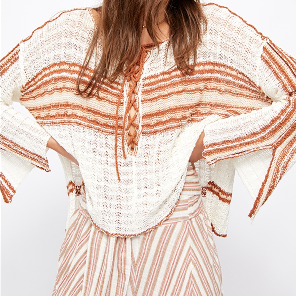 New Free People Boho Top NWT Medium - Picture 3 of 11
